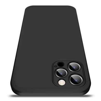 Чохол GKK 360 для Iphone 12 Pro Бампер оригінальний без вирізу Black