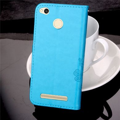 Чехол Clover для Xiaomi Redmi 3S / 3 Pro книжка кожа PU женский Blue