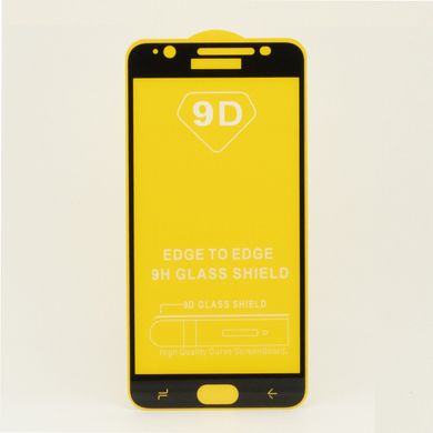 Защитное стекло AVG 9D Full Glue для Samsung J7 2015 / J700F полноэкранное черное