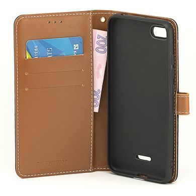 Чехол Croc для Xiaomi Redmi 6A книжка кожа PU золотистый