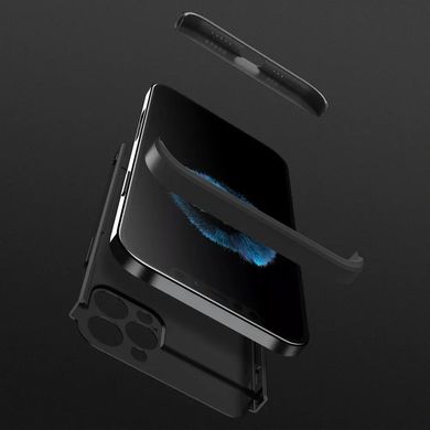 Чохол GKK 360 для Iphone 12 Pro Бампер оригінальний без вирізу Black