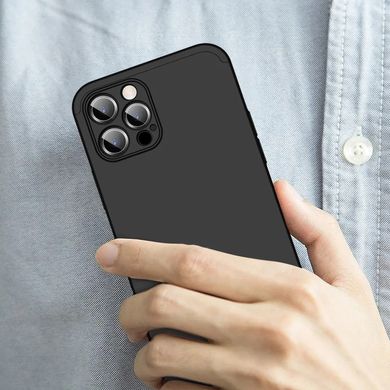 Чехол GKK 360 для Iphone 12 Pro Бампер оригинальный без выреза Black