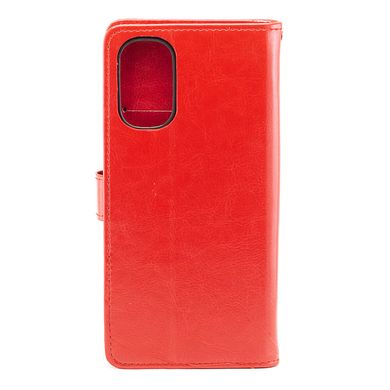 Чехол Idewei для Motorola Moto G31 / G41 книжка кожа PU с визитницей красный