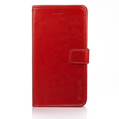 Чехол Idewei для Samsung Galaxy A7 2017 / A720 книжка кожа PU красный
