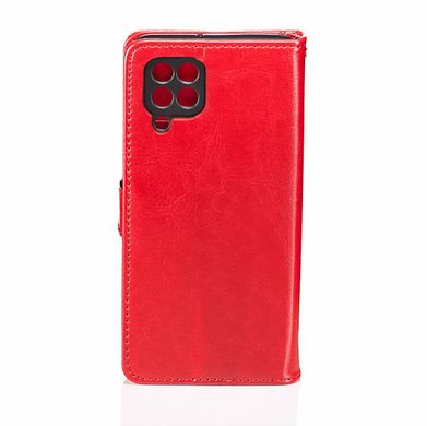 Чехол Idewei для Samsung Galaxy M32 / M325 книжка кожа PU с визитницей красный