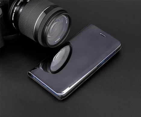 Чехол Mirror для Xiaomi mi A1 / mi 5x книжка зеркальный Clear View Black