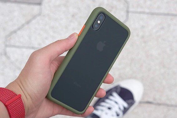 Чехол Matteframe для Iphone X бампер матовый противоударный Avenger Зеленый