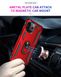 Чехол Shield для Iphone 13 Pro Max бампер противоударный с подставкой Red