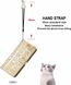 Чехол Embossed Cat and Dog для Xiaomi Redmi 12C книжка кожа PU с визитницей золотистый