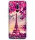 Чехол Print для Xiaomi Redmi 8 силиконовый бампер Paris in Flowers
