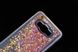 Чехол Glitter для Samsung Galaxy J7 2016 / J710 Бампер Жидкий блеск звезды розовый