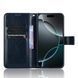 Чехол Idewei для iPhone 16 Pro Max книжка кожа PU с визитницей синий