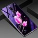 Чехол Glass-case для Xiaomi Redmi 8 бампер накладка Flowers