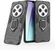 Чехол Iron Ring для Xiaomi Poco C75 противоударный бампер с подставкой кольцом Black
