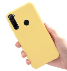 Чехол Style для Xiaomi Redmi Note 8 силиконовый бампер Желтый
