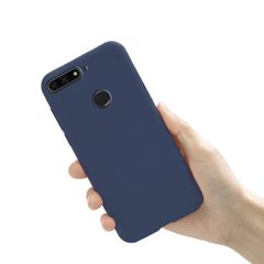 Чохол Style для Huawei Y6 Prime 2018 Бампер силіконовий синій