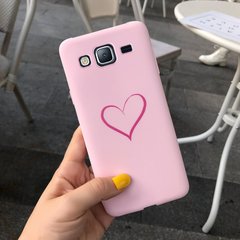 Чехол Style для Samsung J5 2015 / J500 Бампер силиконовый Розовый Heart