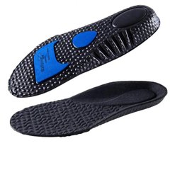 Стельки спортивные Nafoing для кроссовок и спортивной обуви амортизирующие дышащие Black 45-46