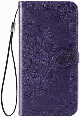 Чохол Vintage для Samsung Galaxy S8 Plus / G955 книжка фіолетовий з візерунком