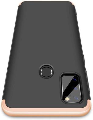 Чехол GKK 360 для Samsung Galaxy M21 / M215 бампер оригинальный Black-Gold