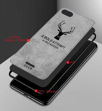 Чехол Deer для Xiaomi Redmi 6A бампер накладка Серый