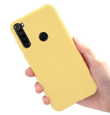 Чехол Style для Xiaomi Redmi Note 8 силиконовый бампер Желтый