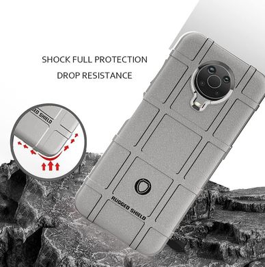 Чехол Rugged Shield для Nokia G20 бампер противоударный Gray