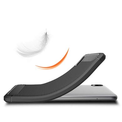 Чехол Carbon для Xiaomi Redmi 7A бампер Black