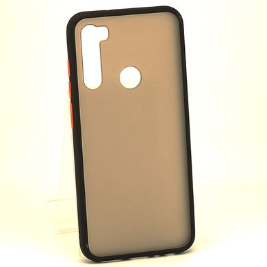 Чехол Matteframe для Xiaomi Redmi Note 8T бампер матовый противоударный Черный