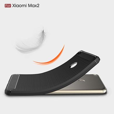 Чехол Carbon для Xiaomi Mi Max 2 бампер оригинальный Black