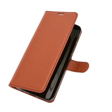 Чехол IETP для Motorola Moto G9 Play книжка кожа PU с визитницей коричневый
