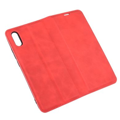 Чехол Taba Retro-Skin для Xiaomi Redmi 9A книжка кожа PU с визитницей красный