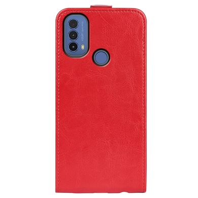 Чехол IETP для Motorola Moto E20 / E40 флип вертикальный кожа PU красный