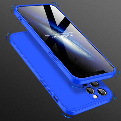 Чехол GKK 360 для Iphone 12 Pro Бампер оригинальный без выреза Blue