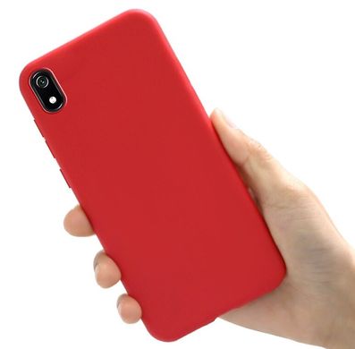 Чехол Style для Xiaomi Redmi 7A бампер силиконовый Красный