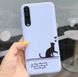 Чехол Style для Samsung Galaxy A50 2019 / A505F силиконовый бампер Голубой Cat