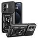 Чехол Hide Shield для Infinix Smart 9 / X6532 бампер противоударный с подставкой кольцом Black