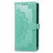 Чехол Vintage для Infinix Hot 40i / X6528 книжка кожа PU с визитницей бирюзовый