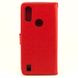 Чохол Idewei для Motorola Moto E6s (2020) книжка шкіра PU червоний