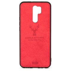 Чехол Deer для Xiaomi Redmi 9 бампер противоударный Красный