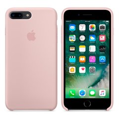 Чехол Silicone Сase для Iphone 7 Plus / Iphone 8 Plus бампер накладка Pink Sand