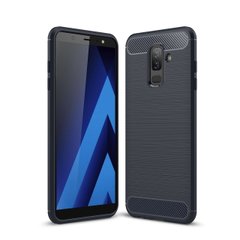 Чехол Carbon для Samsung J8 2018 / J810F бампер Blue
