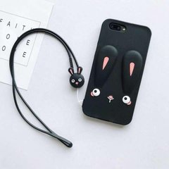 Чехол Funny-Bunny 3D для iPhone 6 Plus / 6s Plus Бампер резиновый черный