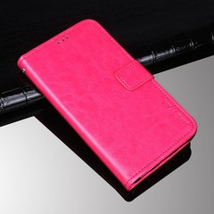 Чехол Idewei для Xiaomi Redmi Note 5A / Note 5А Pro / 5a Prime книжка кожа PU малиновый