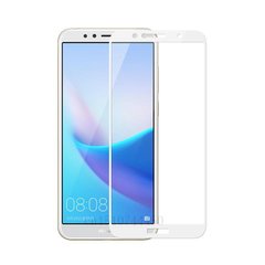 Защитное стекло AVG для Huawei Y6 2018 5.7" полноэкранное белое