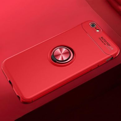 Чохол TPU Ring для Iphone 6 Plus / 6s Plus оригінальний бампер з кільцем Red