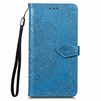 Чехол Vintage для Samsung Galaxy A10 2019 / A105 книжка кожа PU голубой