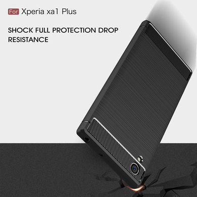 Чохол Carbon для Sony Xperia XA1 Plus / G3412 / G3416 / G3421 / G3423 бампер чорний