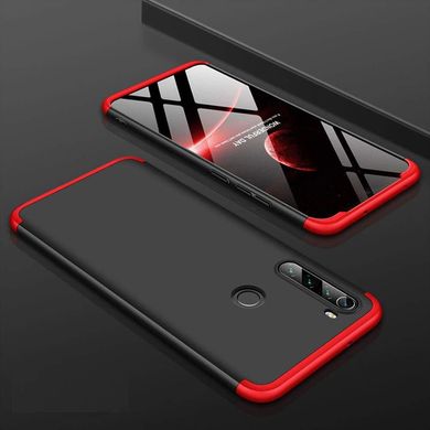 Чехол GKK 360 для Xiaomi Redmi Note 8T бампер оригинальный Black-Red