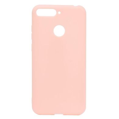 Чохол Style для Huawei Y7 2018 / Y7 Prime 2018 Бампер силіконовий рожевий